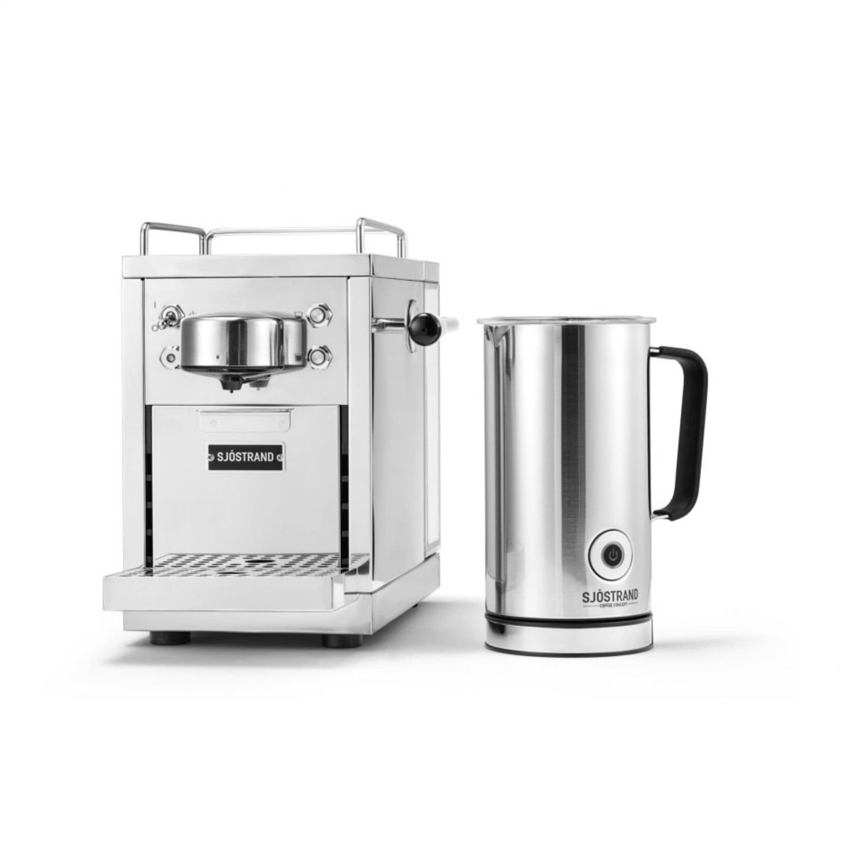 Diverse Merken Sjöstrand The Original Steel Nespresso Espresso Capsule Machine Sjöstrand SJM1-ST