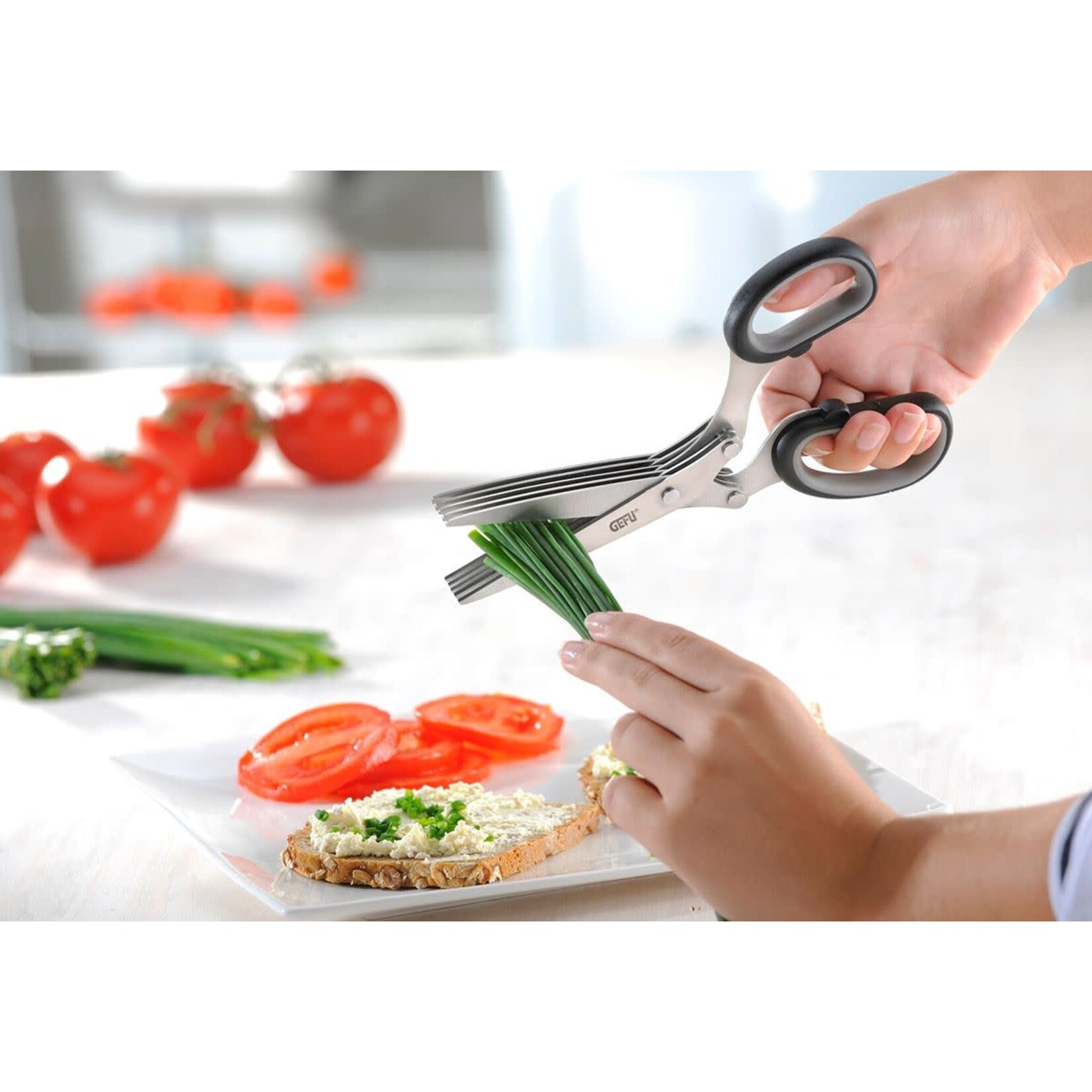 Gefu 5 scharen in één kruidenschaar Gefu Cutare kruiden schaar Gefu 12660
