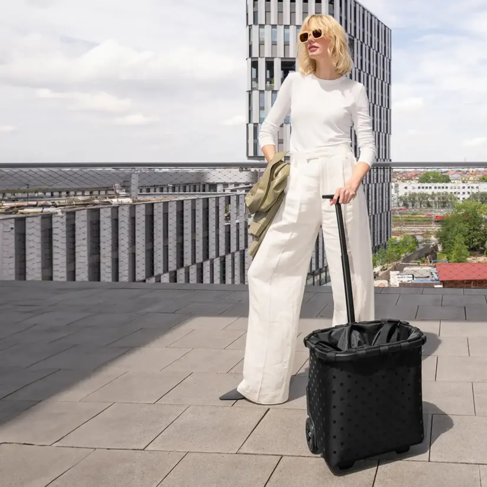 Reisenthel Reisenthel Carrycruiser frame Glossy Dots Black Reisenthel OE7076