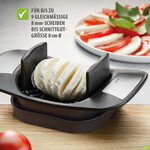 Gefu kartelmesjes Mozzarellasnijder Gefu Caprese tomaat + mozzarella snijder met mesjes Gefu 12371