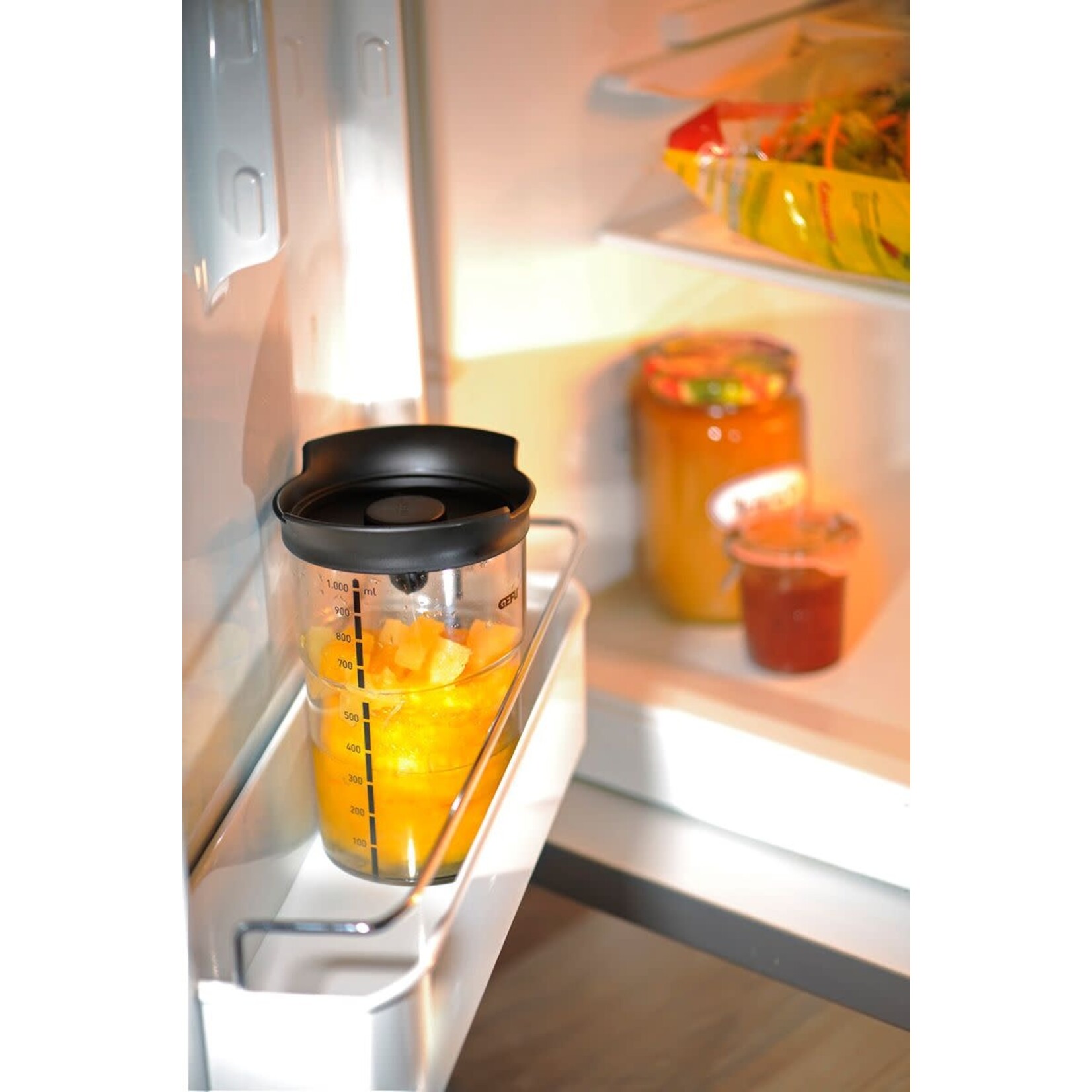 Gefu RVS Ananas snijder, partjes maken en opbergcontainer Gefu Ananassnijder Professional plus Gefu 13550