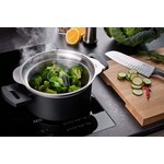 Gefu RVS vergiet, stomer 23 cm Gefu Premio vergiet, stoomschaal RVS Gefu 28131
