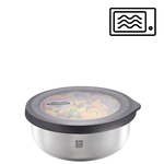 Gefu 1 liter magnetron bakje rvs Gefu Provido -20°C +300°C bewaarbakje rond 1 liter Gefu 12772