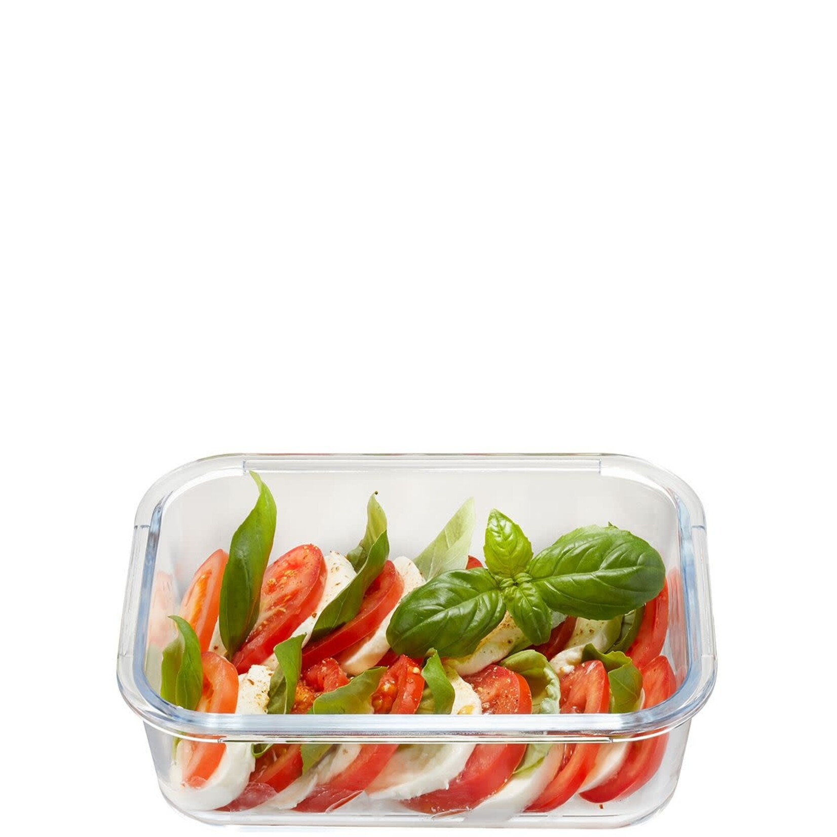 Gefu 1 liter lekvrij glazen Gefu Milo 208x156x70 mm  -20°C +300°C bewaarbakje glas Gefu 12753