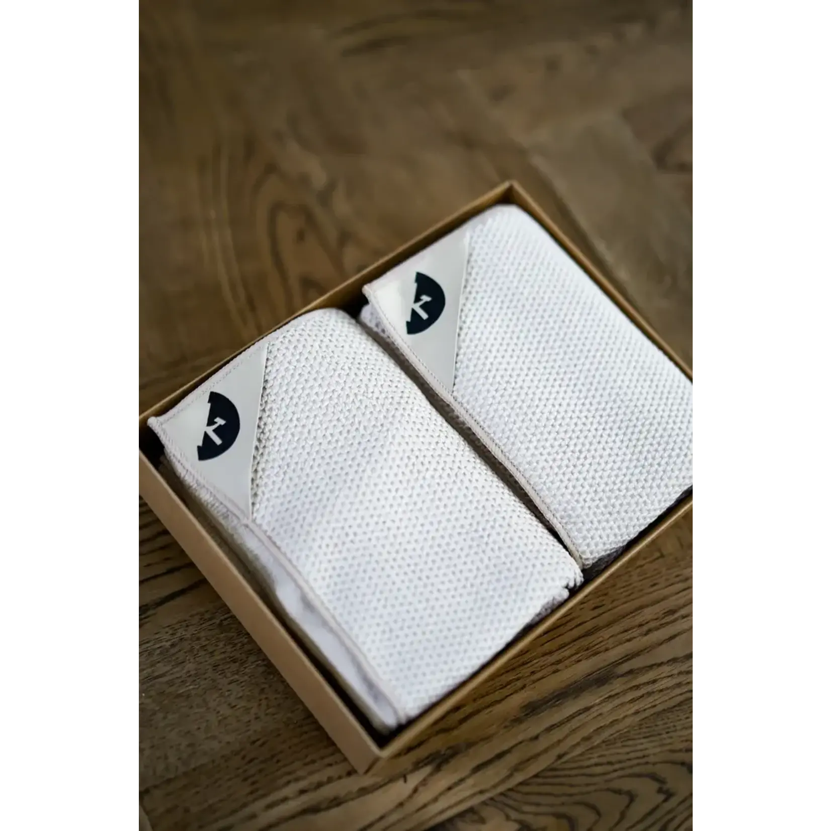 Klud Klud Wafel Almond theedoek, handdoek, poleerdoek, glazendoek of keukendoeken set-2 Klud KD-501