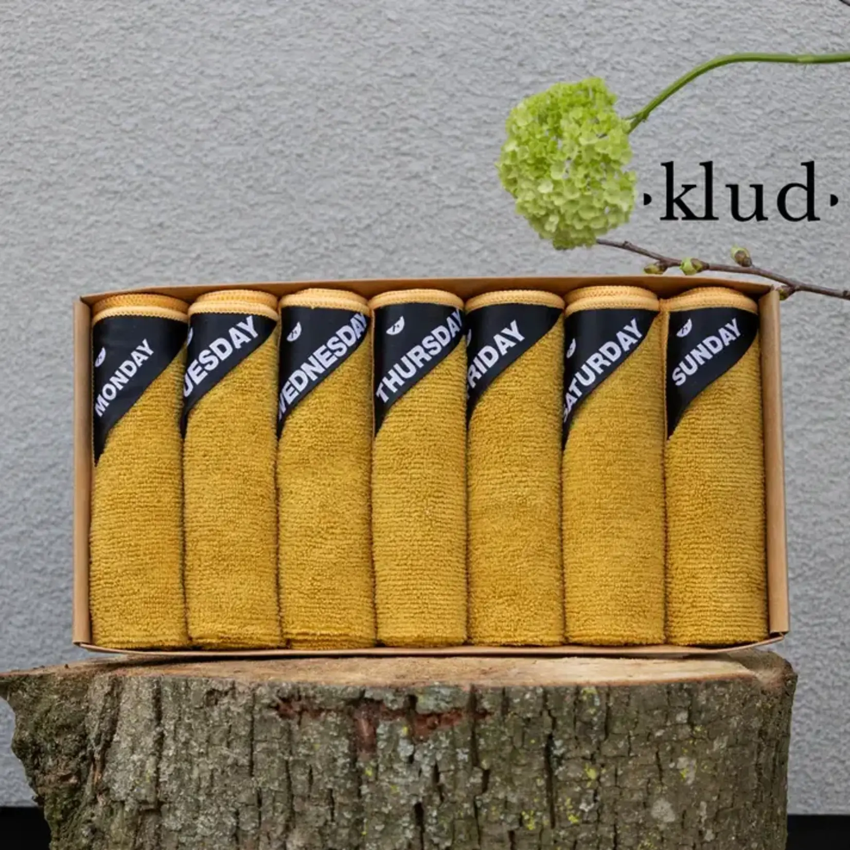 Klud curry geel vaatdoekjes Klud Curry 7 vaatdoekjes 1 voor elke dag van de week KD-111