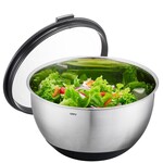 Gefu 24 cm 4500 ml beslagkom met deksel Gefu Muovo rvs schaal met rubberen voet 24 cm Gefu 35050 Gefu 24 cm 4500 ml beslagkom met deksel Gefu Muovo rvs schaal met rubberen voet 24 cm Gefu 35050