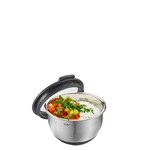 Gefu 12 cm 600 ml beslagkom met deksel Gefu Muovo rvs schaal met rubberen voet 12 cm Gefu 35025 Gefu 12 cm 600 ml beslagkom met deksel Gefu Muovo rvs schaal met rubberen voet 12 cm Gefu 35025