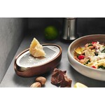 Gefu walnoot houten kaasraspbakje Gefu Parmezo parmezaanse kaasrasp met bakje Gefu 34681