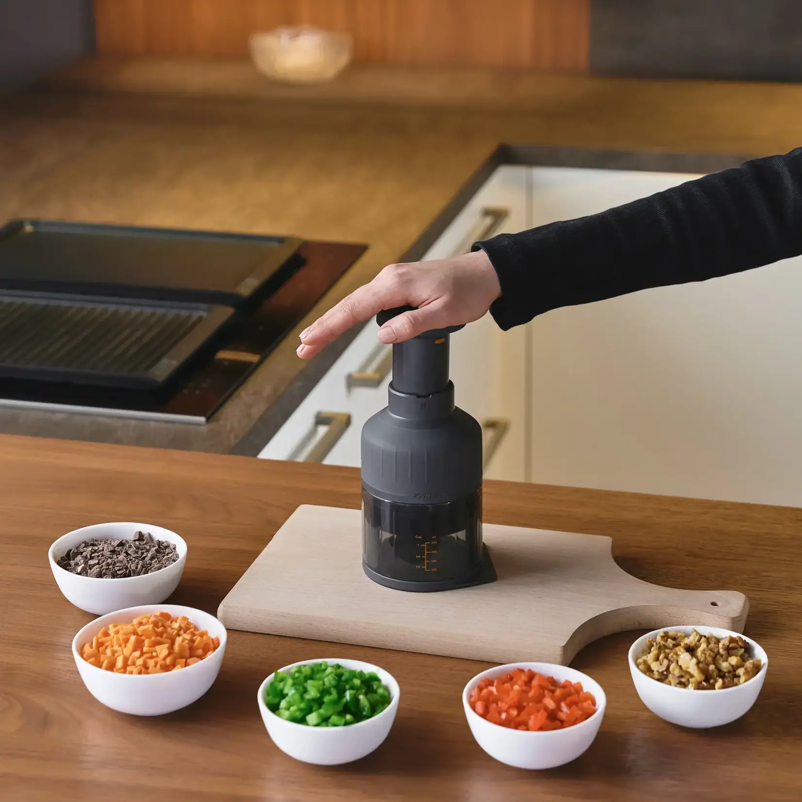 Diverse Merken Zyliss Zick-Zick3 groenten en uien hakker Zyliss E910073