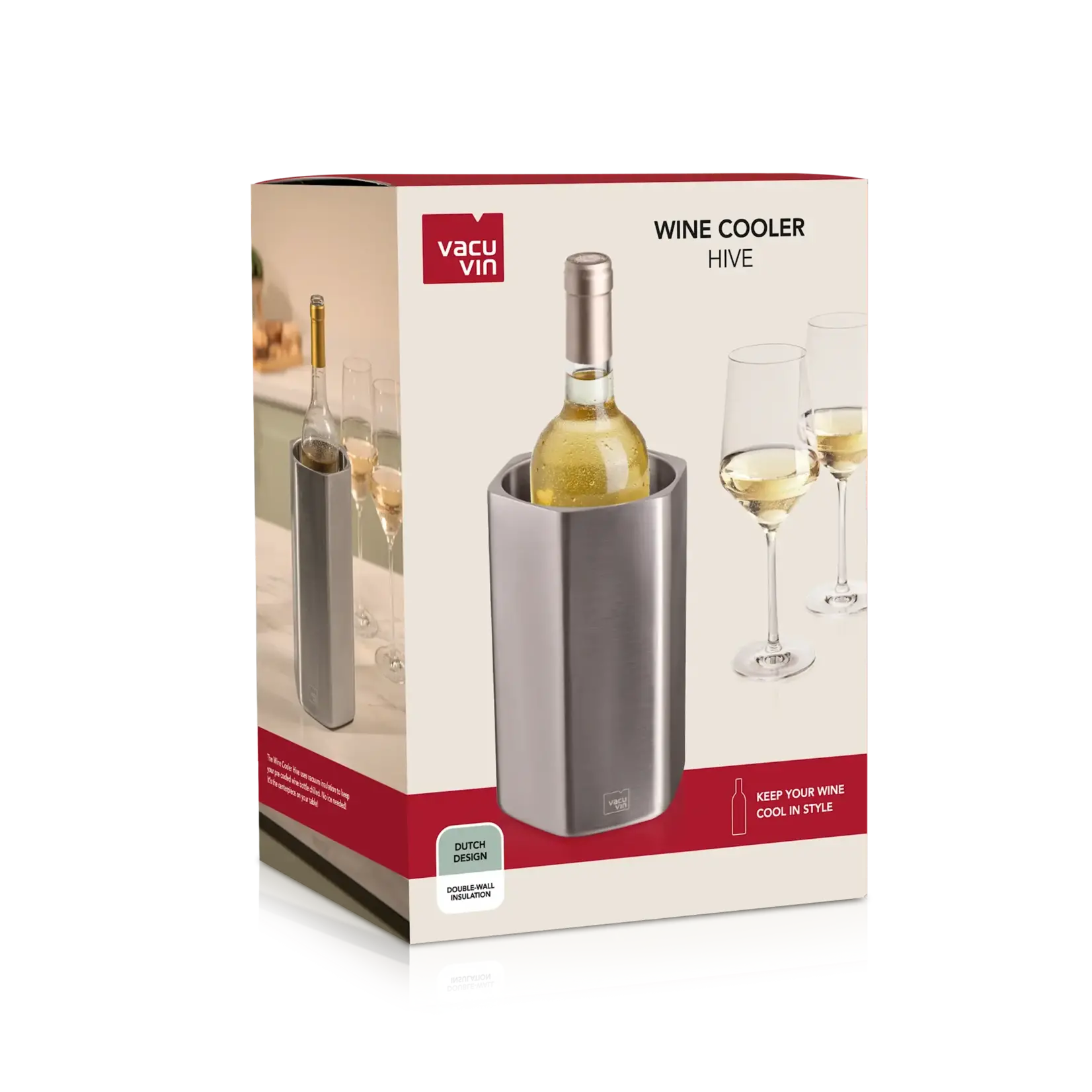 Diverse Merken dubbelwandige Wijnkoeler Hive rvs Vacuvin Hive wijnkoeler Hive Vacu vin 36503606