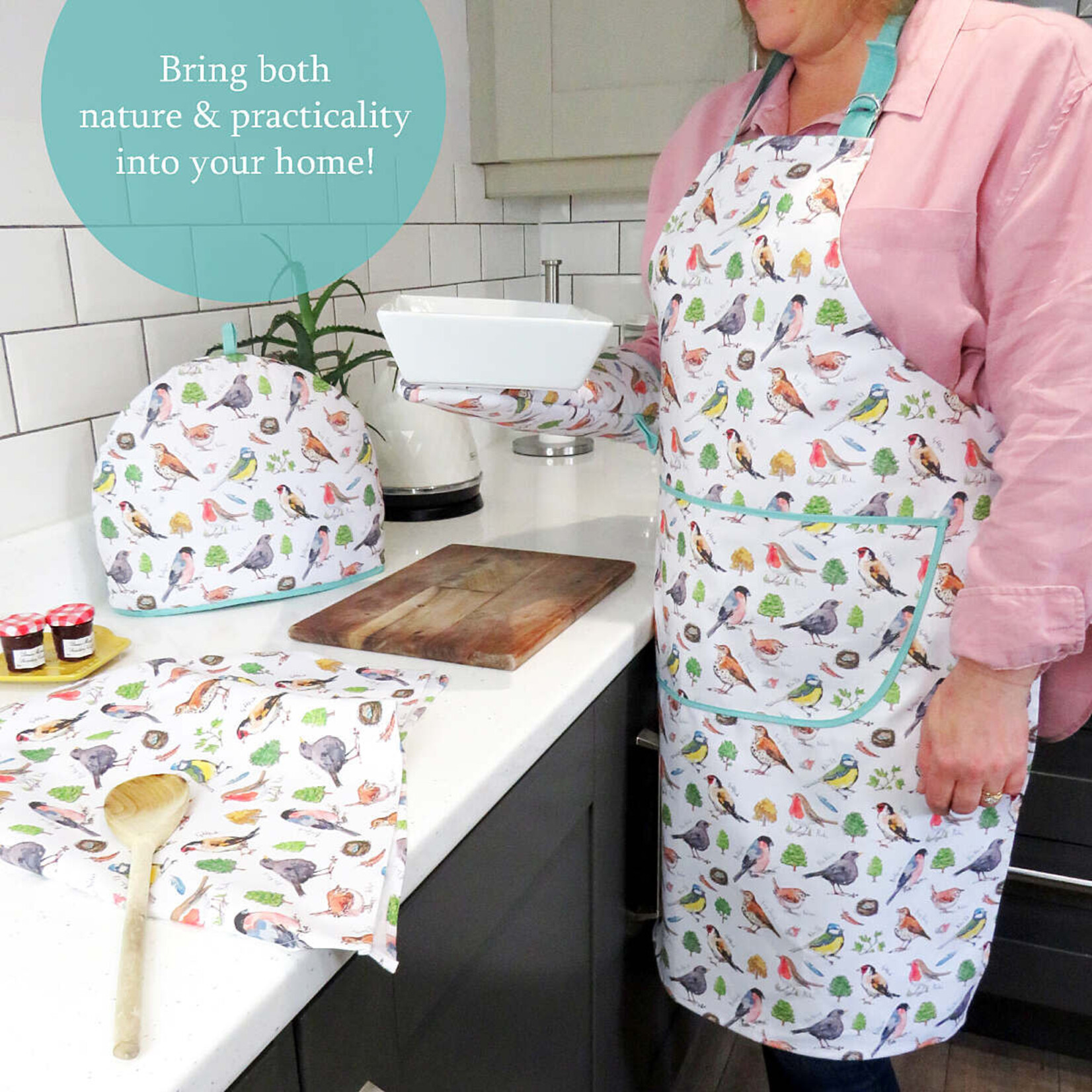 Diverse Merken Samuel Lamont Garden Bird Song apron schort tuinvogels Samuel Lamont 600851