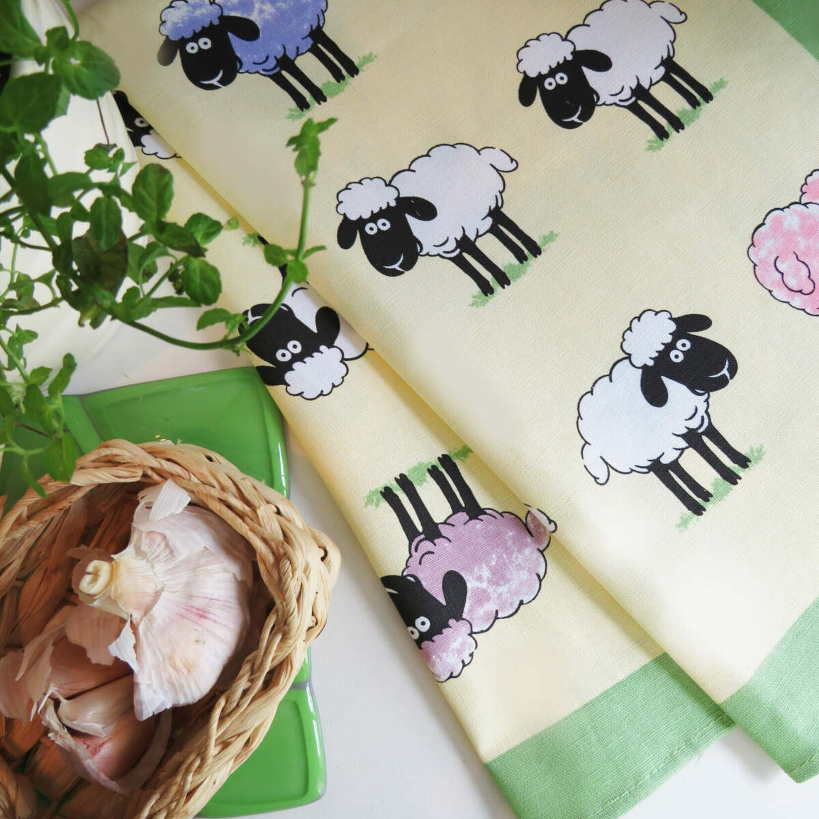 Diverse Merken Samuel Lamont Sheepish apron schort schapen creme schort Samuel Lamont 600872