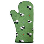 Diverse Merken Samuel Lamont Fluffy Flock Green Gauntlet ovenwant schapen groen Samuel Lamont 605555