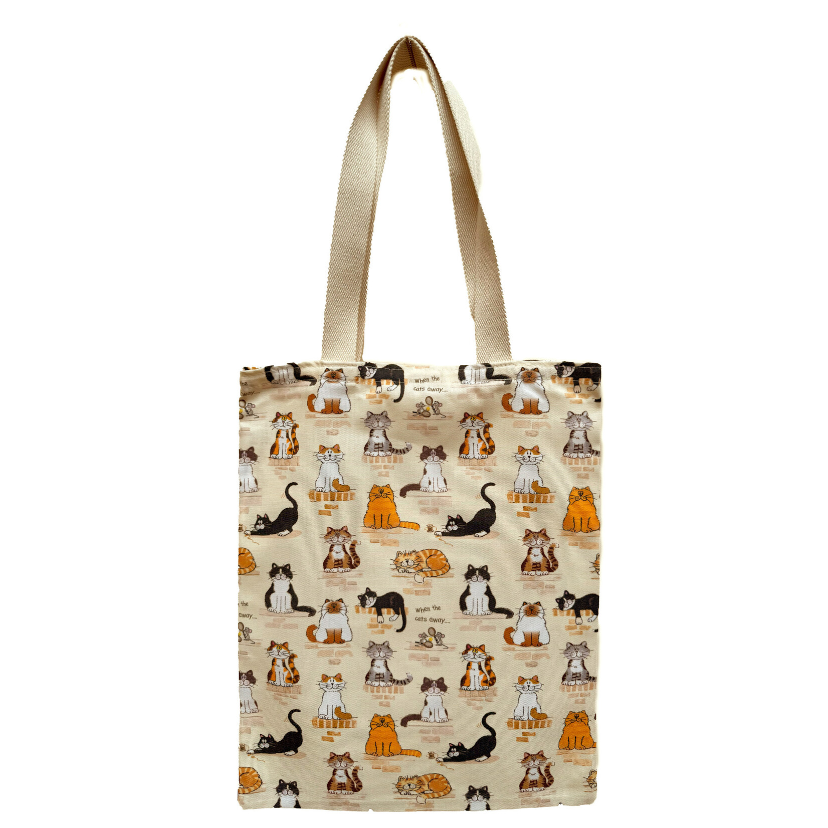 Diverse Merken Samuel Lamont Cats away katoenen schoudertas katten Samuel Lamont 630929