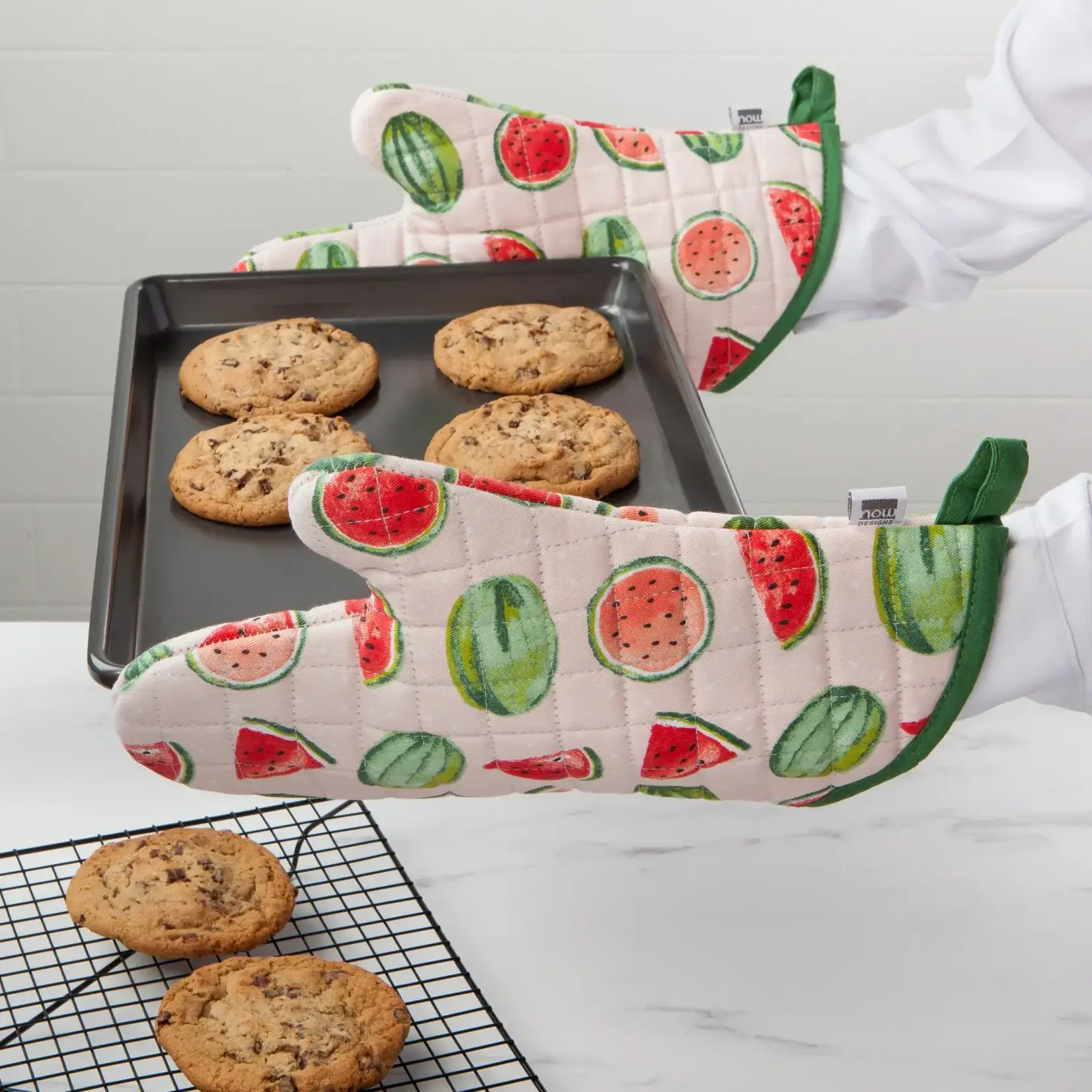 Diverse Merken Now Designs watermelon mitt ovenwant watermeloen Now Designs 515972