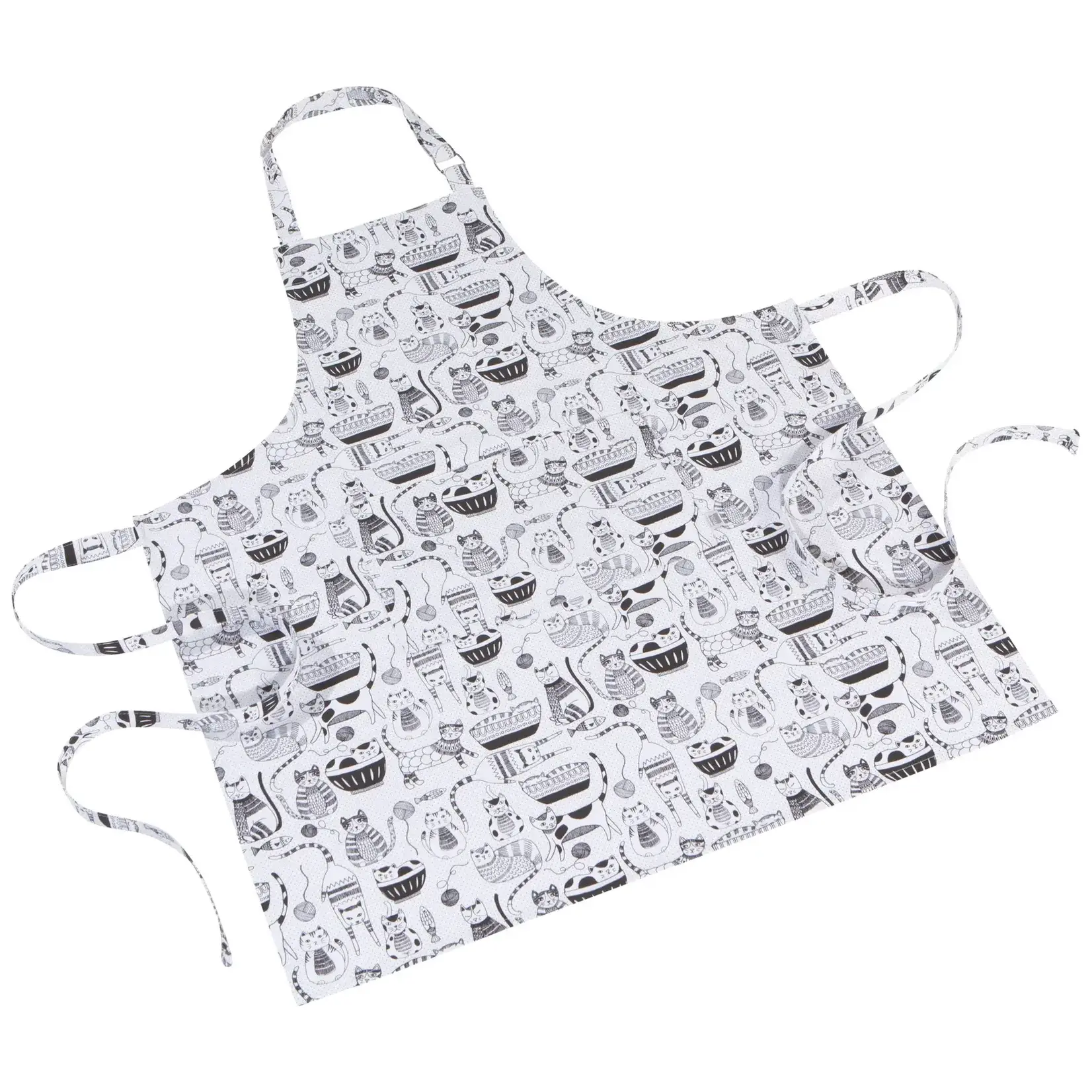 Diverse Merken Now Designs Purr Party apron schort getekende katten Now Designs 502134