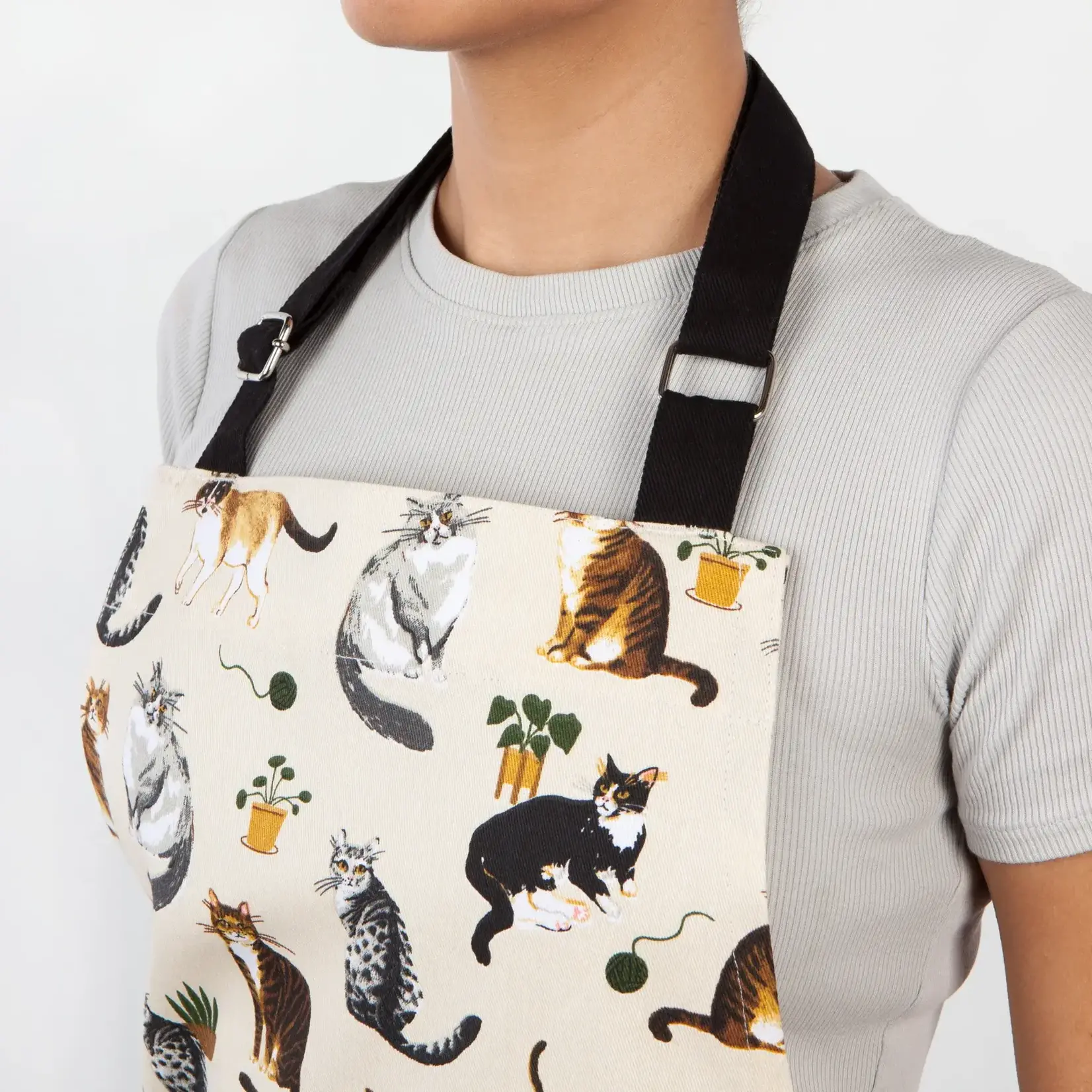 Diverse Merken Now Designs Cat Collective apron schort katten Now Designs 502194
