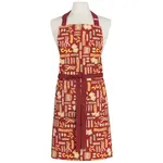 Diverse Merken Now Designs Buona Pasta apron schort pasta op bordeaux ondergrond Now Designs 502673