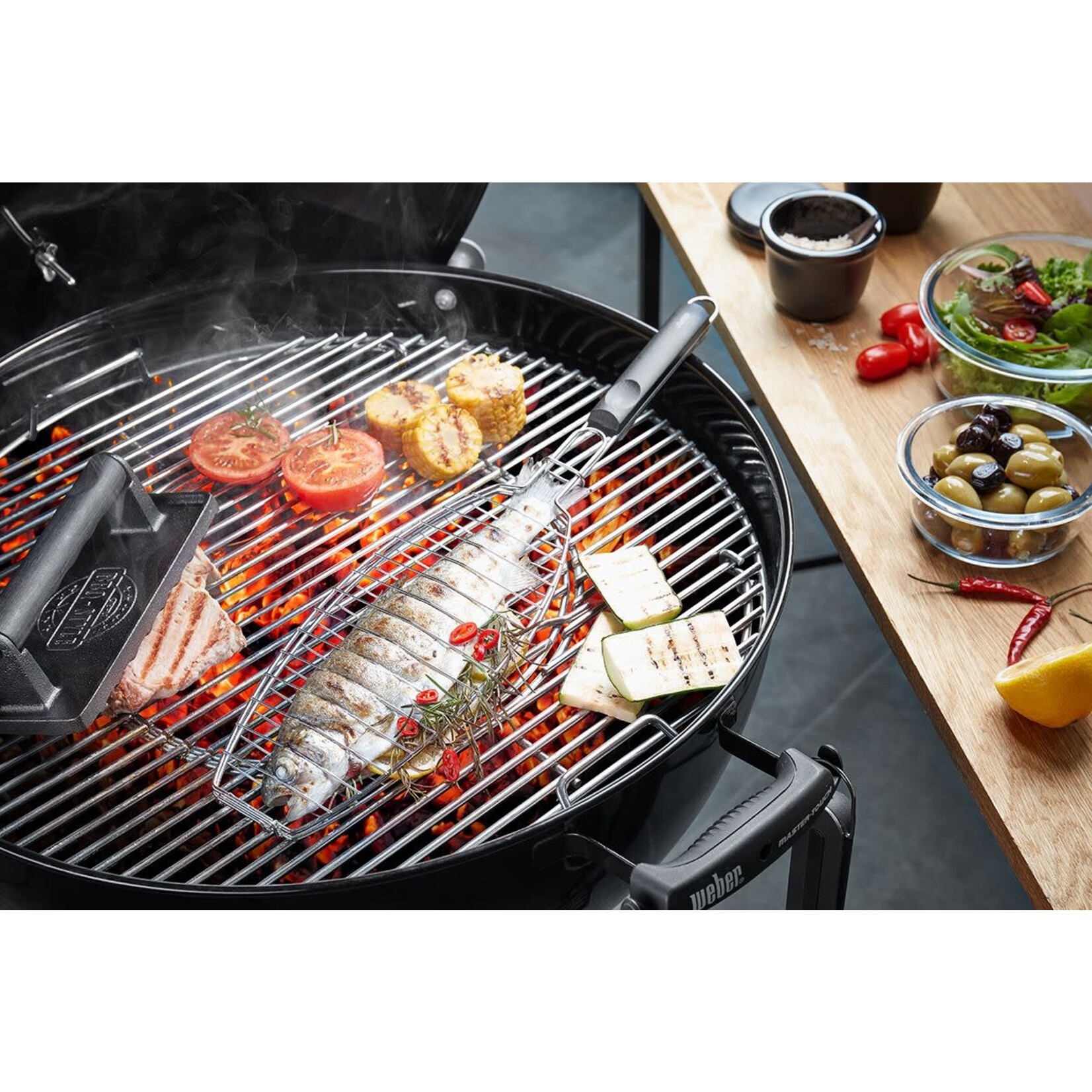 Gefu Houder voor vis op de barbecue Gefu vis braden op de barbecue houder Gefu 89526