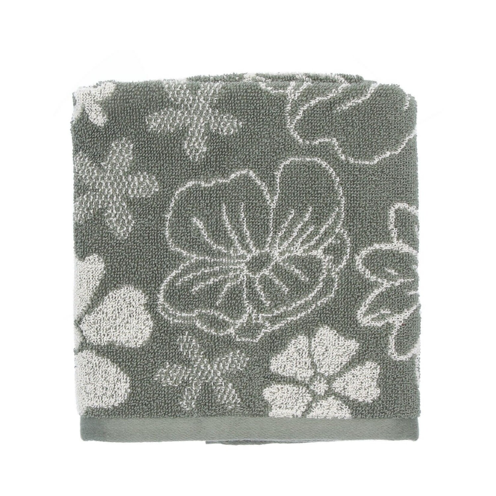 Bunzlau Castle Bunzlau Castle Kitchen Towel Flowerbed Dark Green GOTS Bunzlau Castle 6377-g