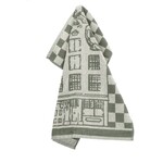 Bunzlau Castle Bunzlau Castle Kitchen Towel Canal Houses Dark Green GOTS Bunzlau Castle 6385-g