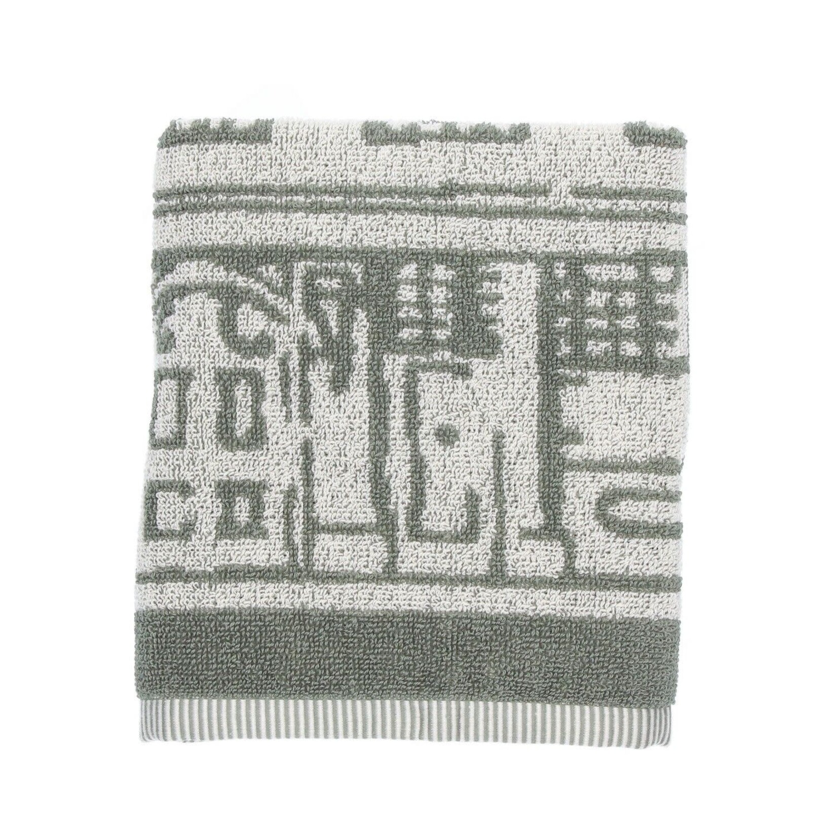 Bunzlau Castle Bunzlau Castle Kitchen Towel Canal Houses Dark Green GOTS Bunzlau Castle 6385-g