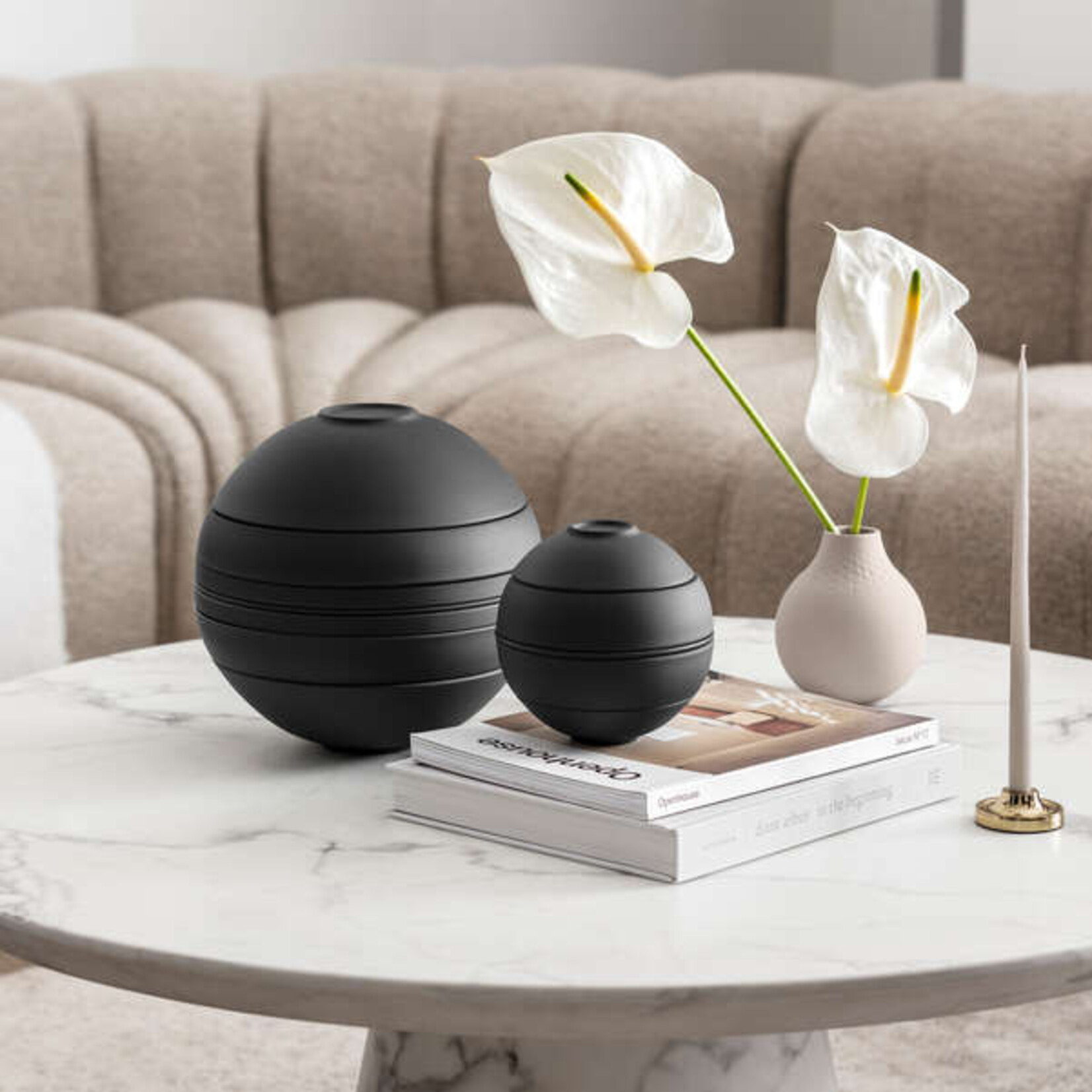 Villeroy & Boch 2 persoons servies bal Villeroy & Boch  Iconic La Boule zwart Villeroy en Boch 1016659094