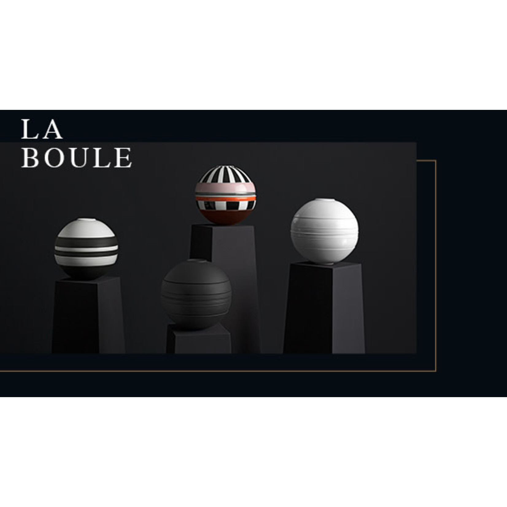 Villeroy & Boch 2 persoons servies bal Villeroy & Boch  Iconic La Boule zwart Villeroy en Boch 1016659094