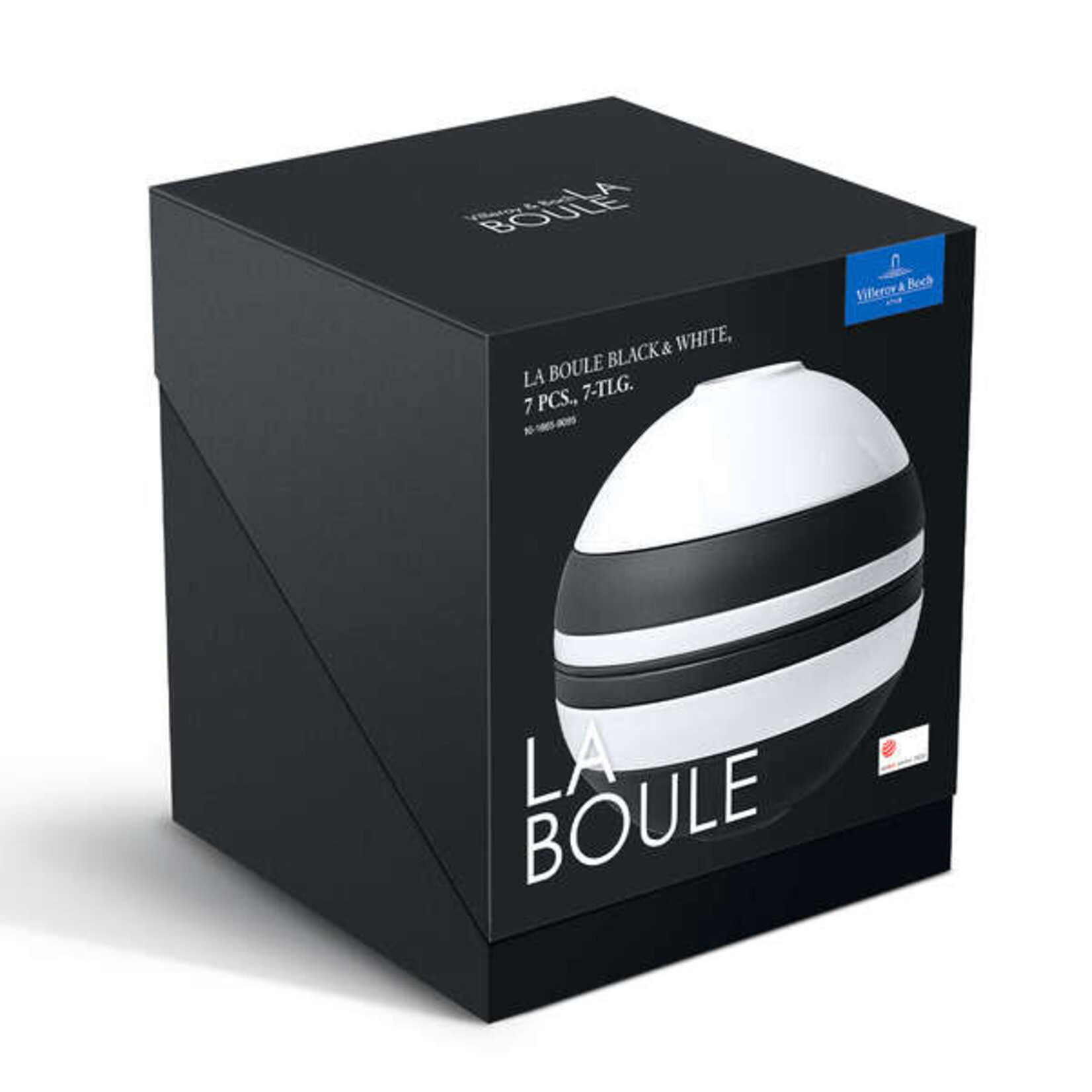 Villeroy & Boch 2 persoons servies bal Villeroy & Boch  Iconic La Boule zwart-wit Villeroy en Boch 1016659095
