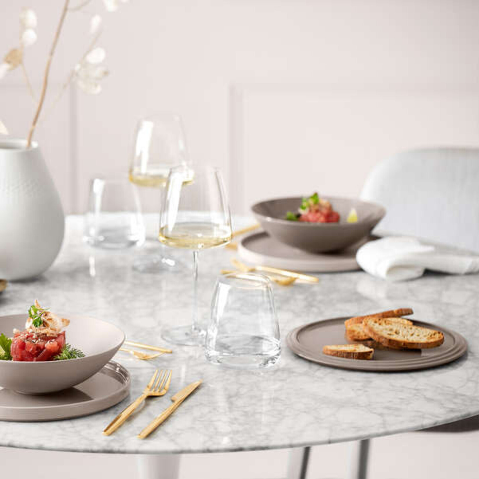 Villeroy & Boch 2 persoons servies bal Villeroy & Boch  Iconic La Boule Beige Villeroy en Boch 1016659097