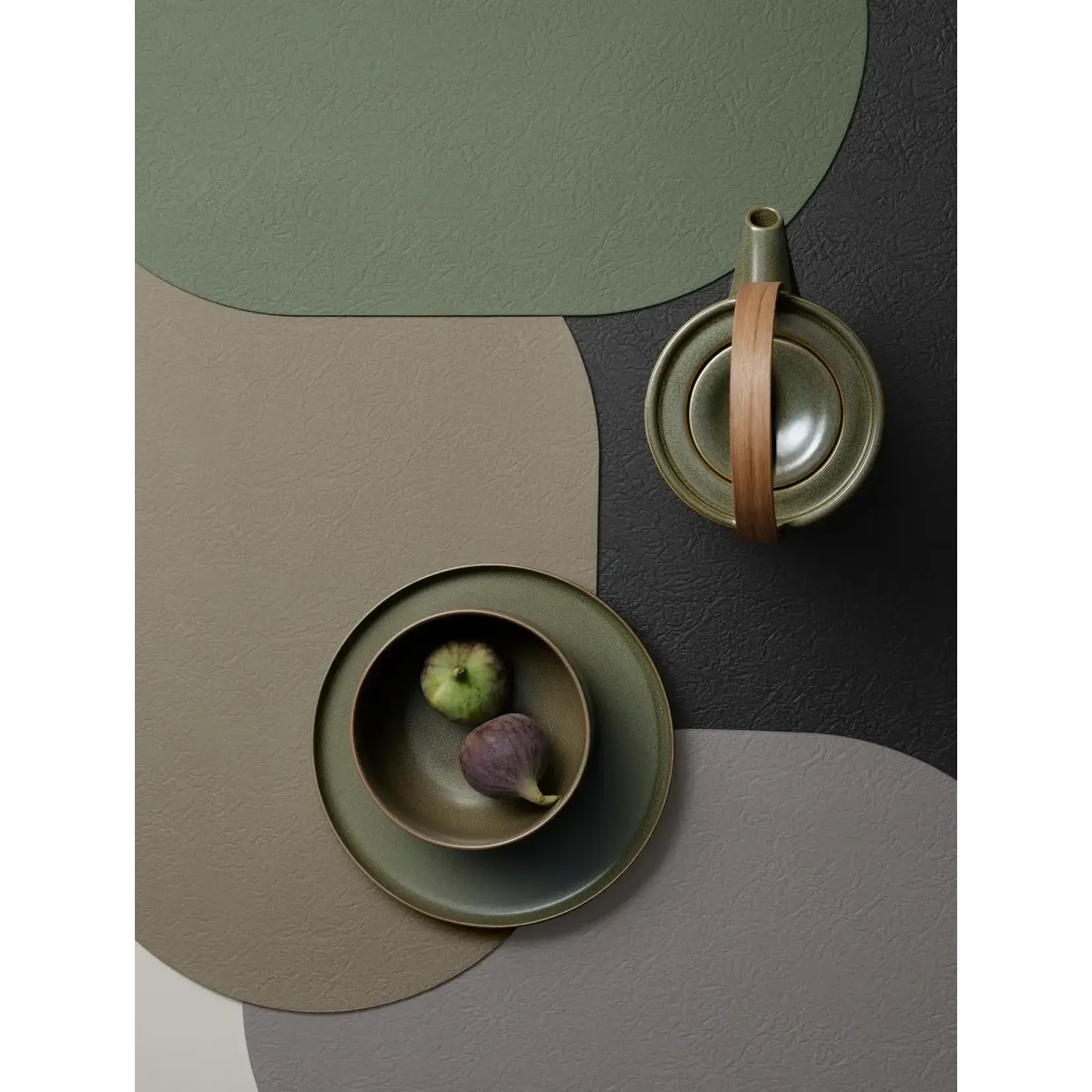 ASA Selection 49.5 x 33 cm Placemat Asa selection Emerald ovale Relevo placemat ASA 78510076