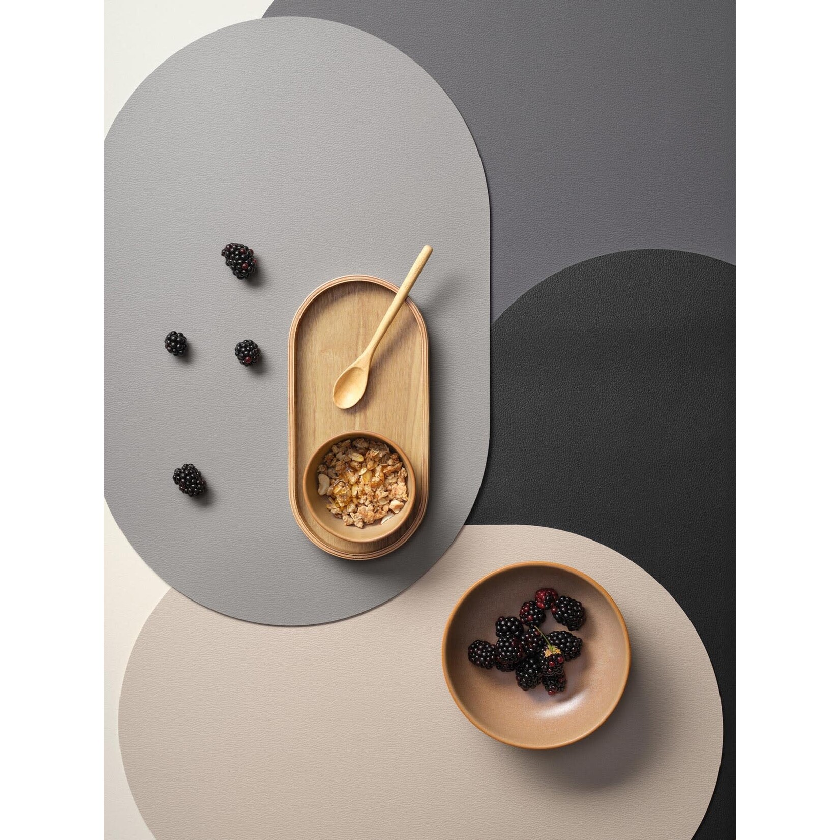 ASA Selection 49.5 x 33 cm Placemat Asa selection Cement ovale Leather Optic placemat ASA 7876420