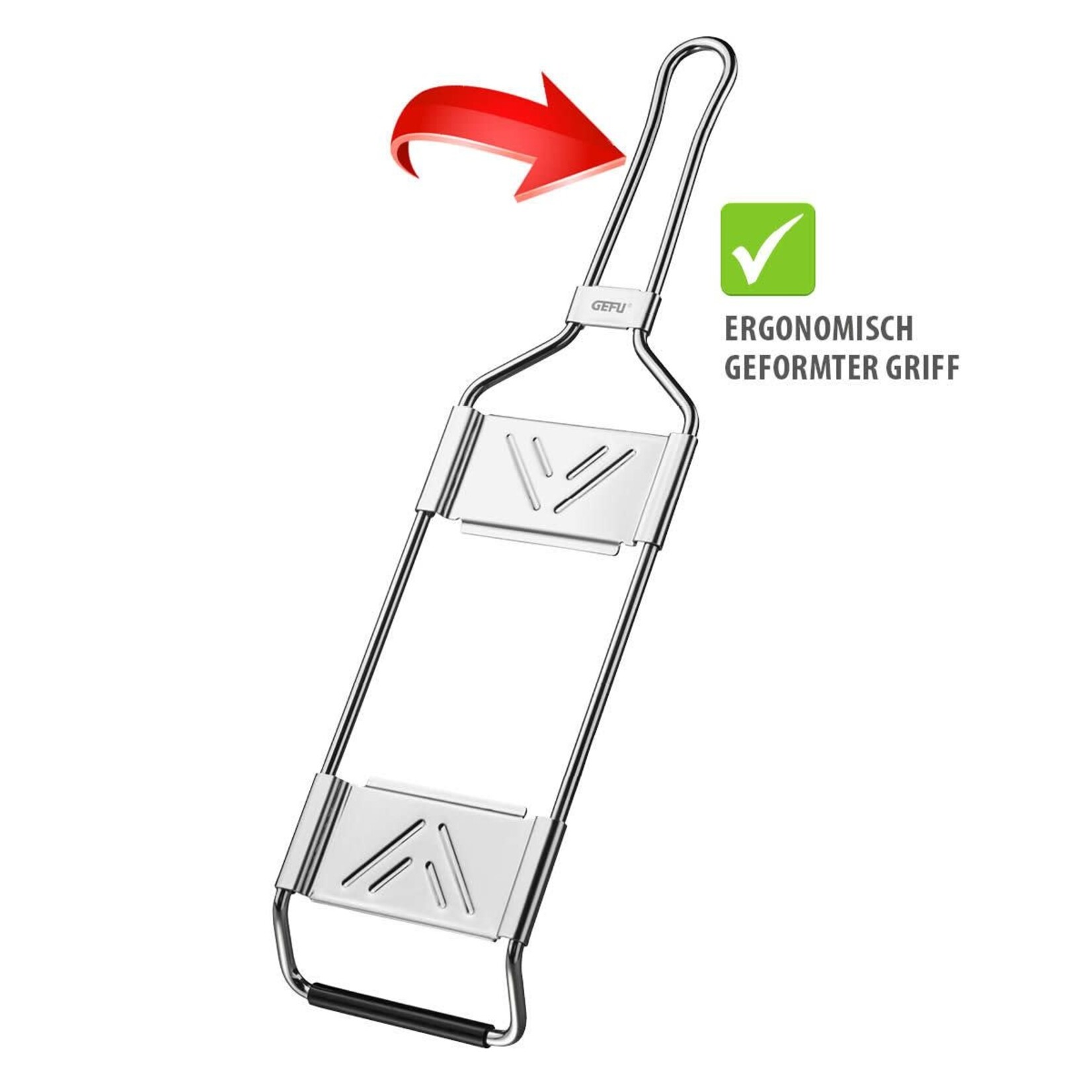 Gefu rvs 3 inzetten Rasp Schaaf Gefu Raspini multifuntionele rasp - schaaf Gefu 89548
