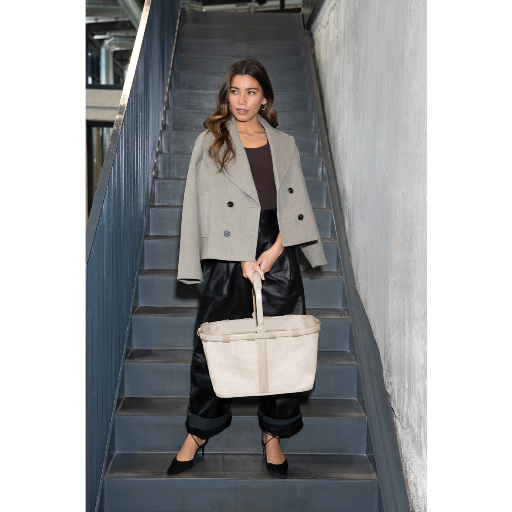 Reisenthel Reisenthel Carrybag boodschappenmand Teddy Sand Reisenthel BK1042