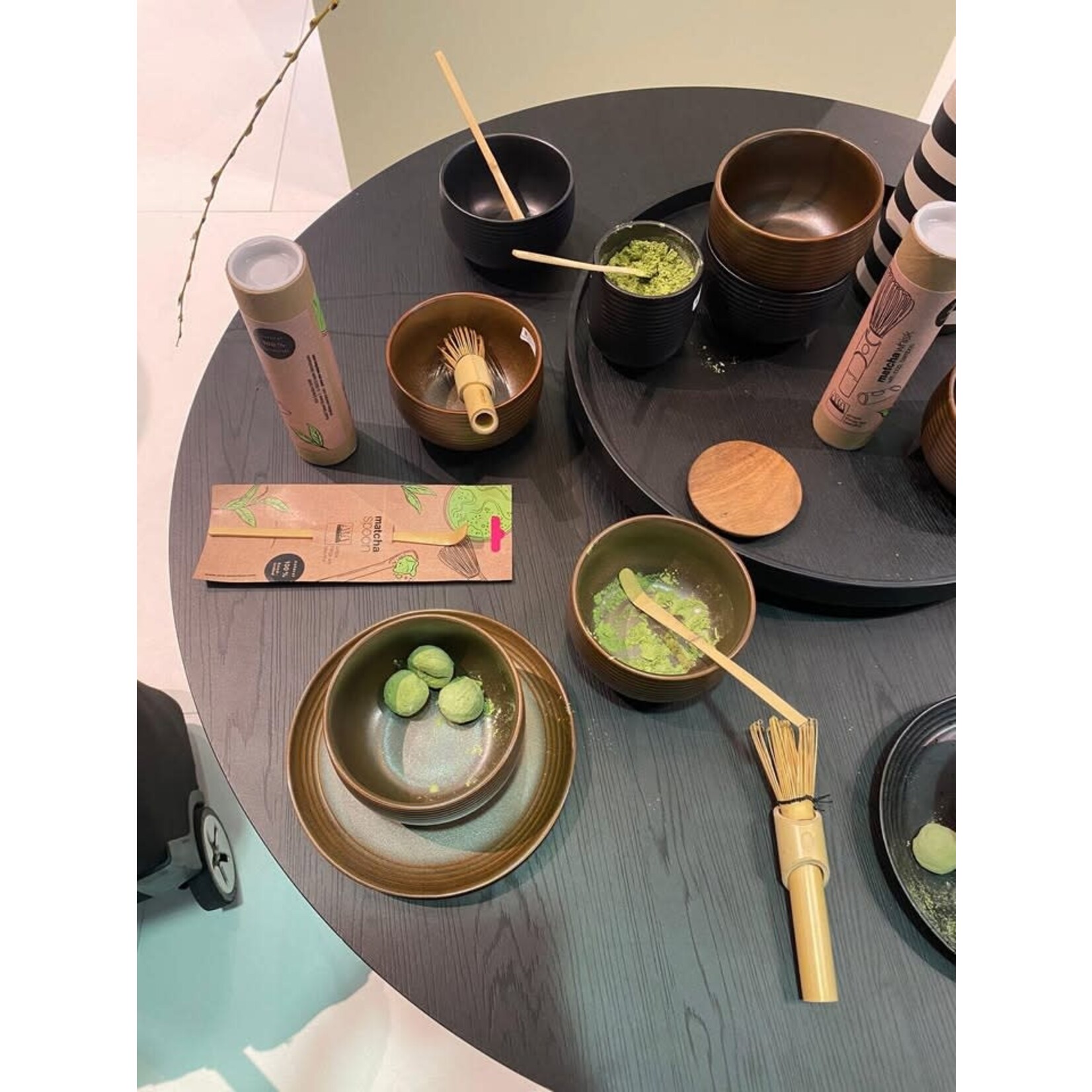 ASA Selection Asa selection Bamboo Matcha klopper met houder ASA 31961970