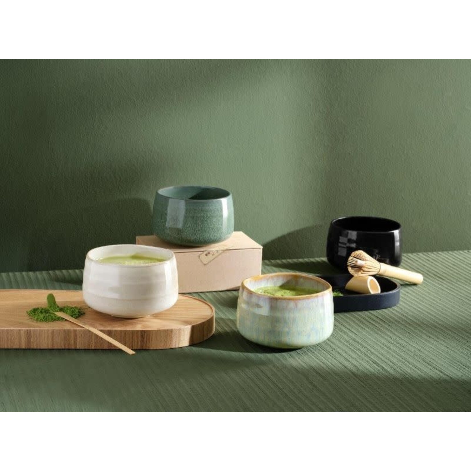 ASA Selection Asa selection Bamboo Matcha klopper met houder ASA 31961970