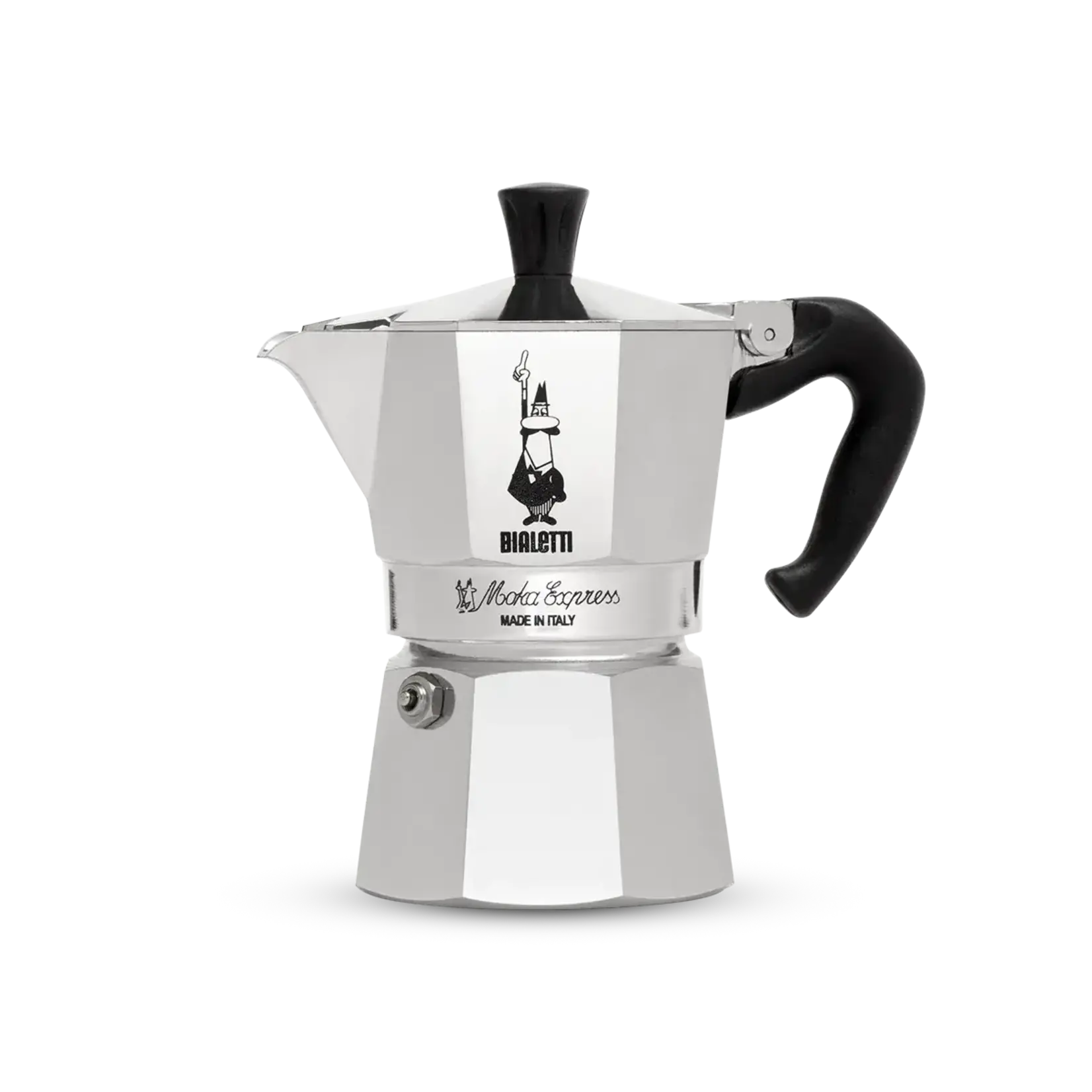 Bialetti De iconische Italiaanse espressomakers percolators 130 ml 3 kops Espressokoker Bialetti Moka Express espressomaker 130 ml Bialetti 0001162
