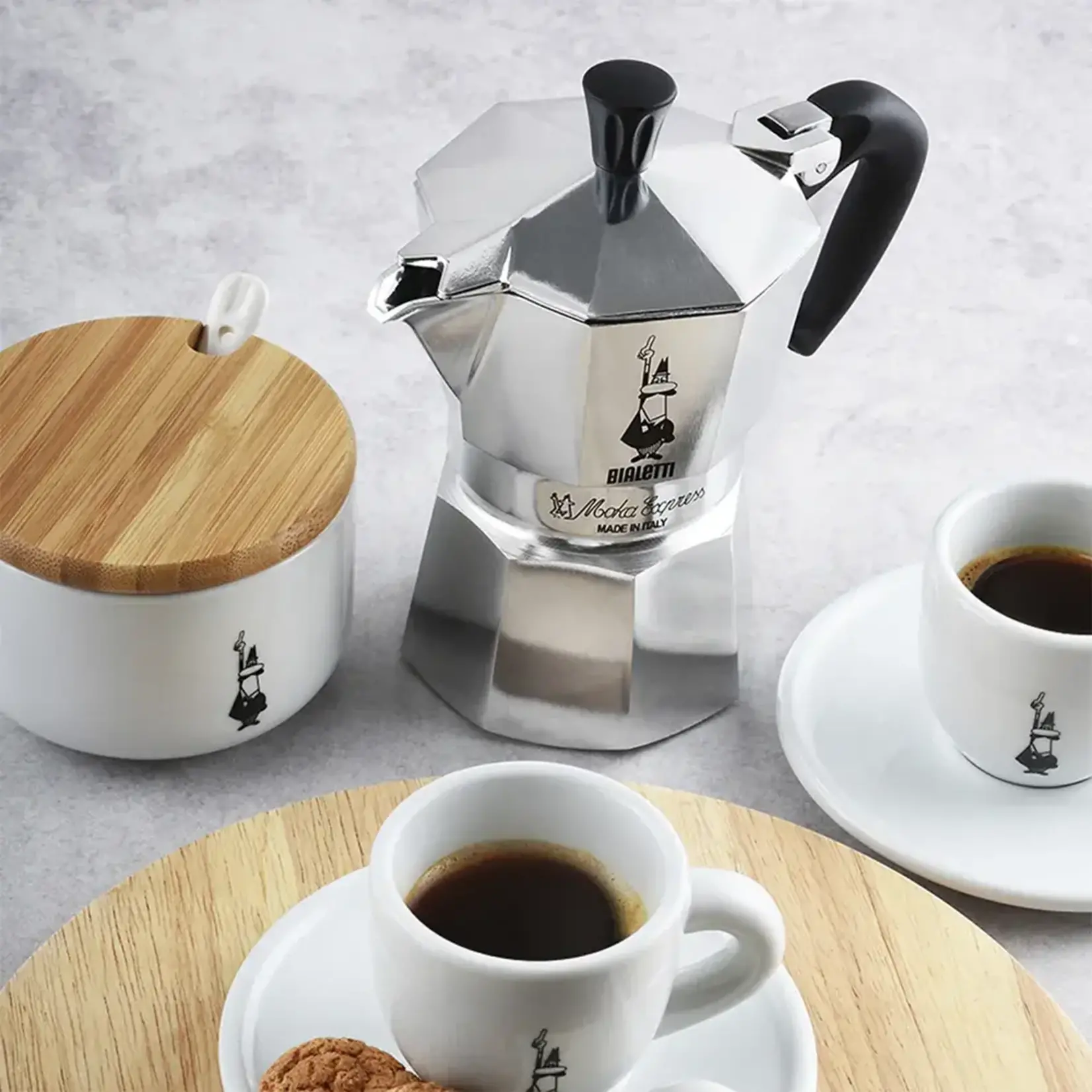 Bialetti De iconische Italiaanse espressomakers percolators 130 ml 3 kops Espressokoker Bialetti Moka Express espressomaker 130 ml Bialetti 0001162
