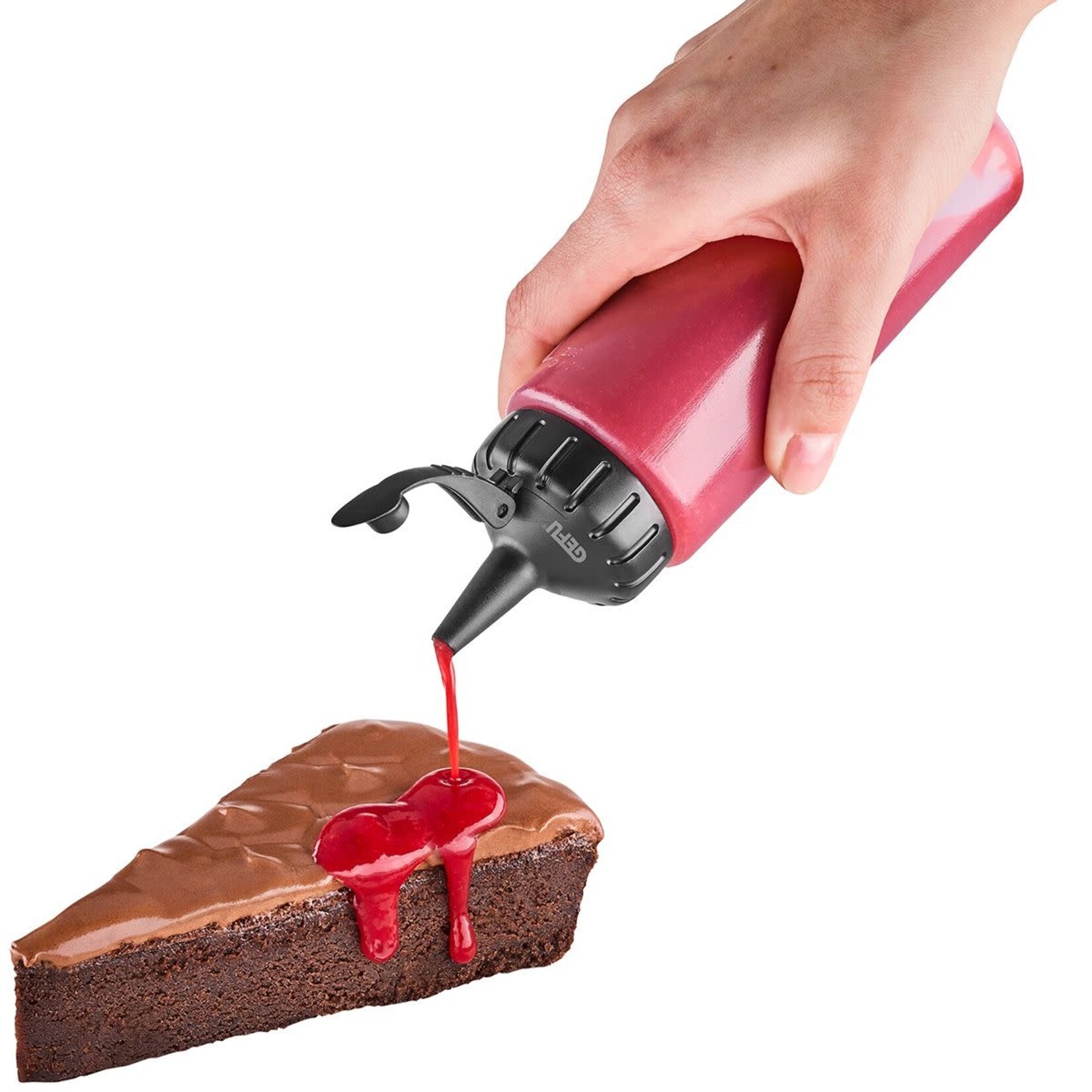 Gefu 175 ml knijpflesje Gefu flex-fill doseerfles knijp flesje 175 ml Gefu 14441