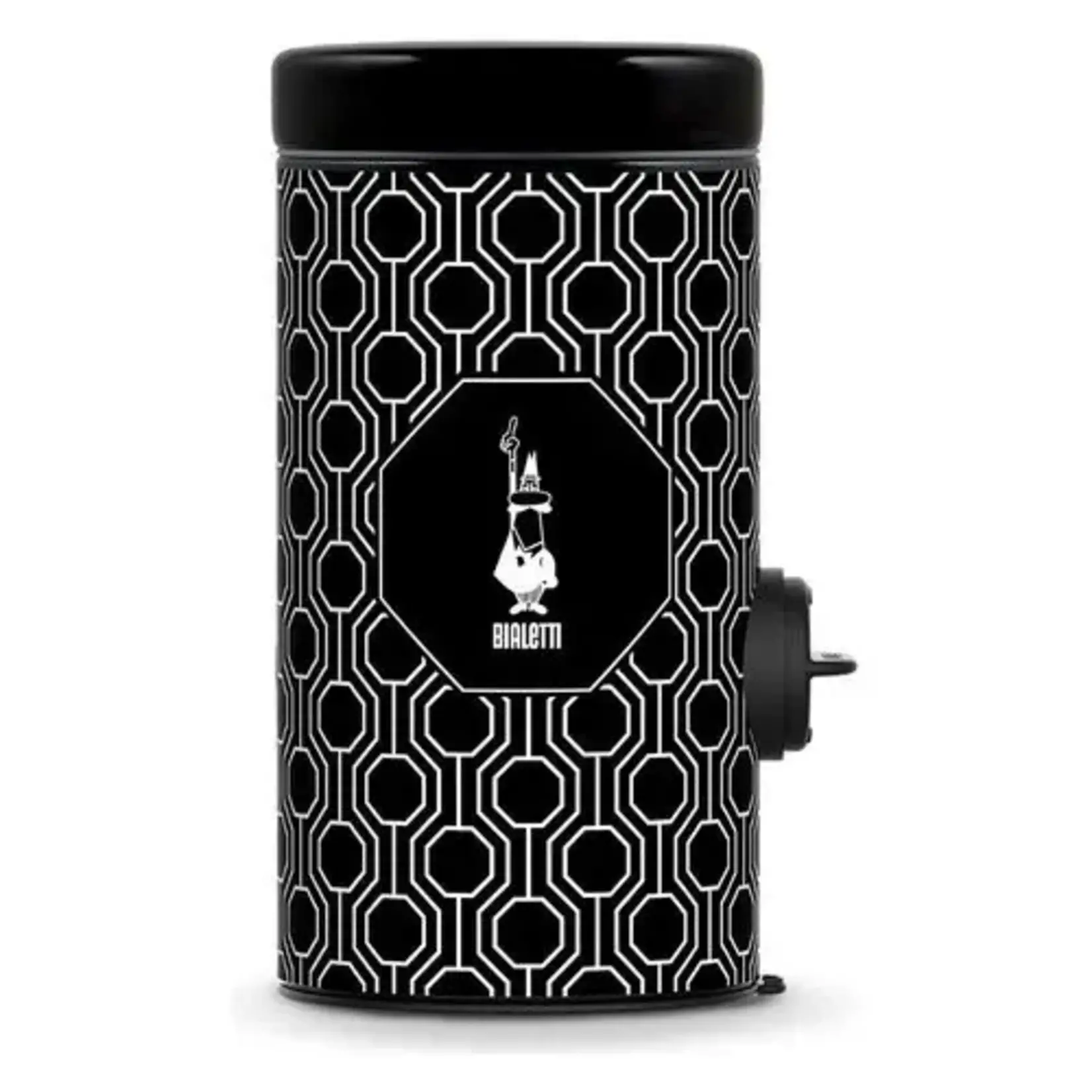 Gefu zwarte koffie doserende voorraadbus Bialetti Dosacaffè koffie blik met doseersysteem Bialetti DCDesign06