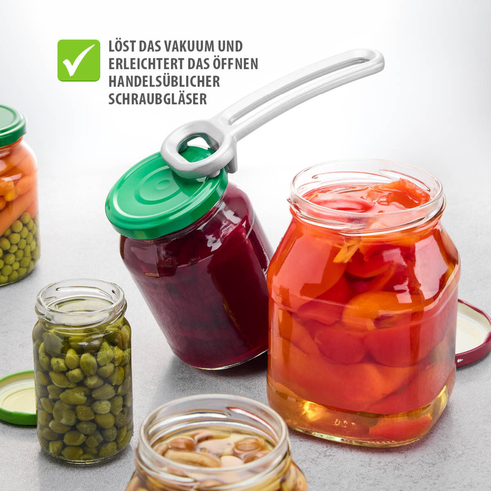 Gefu Aluminium potopener Gefu Vacio potopener jarkey Gefu 12475