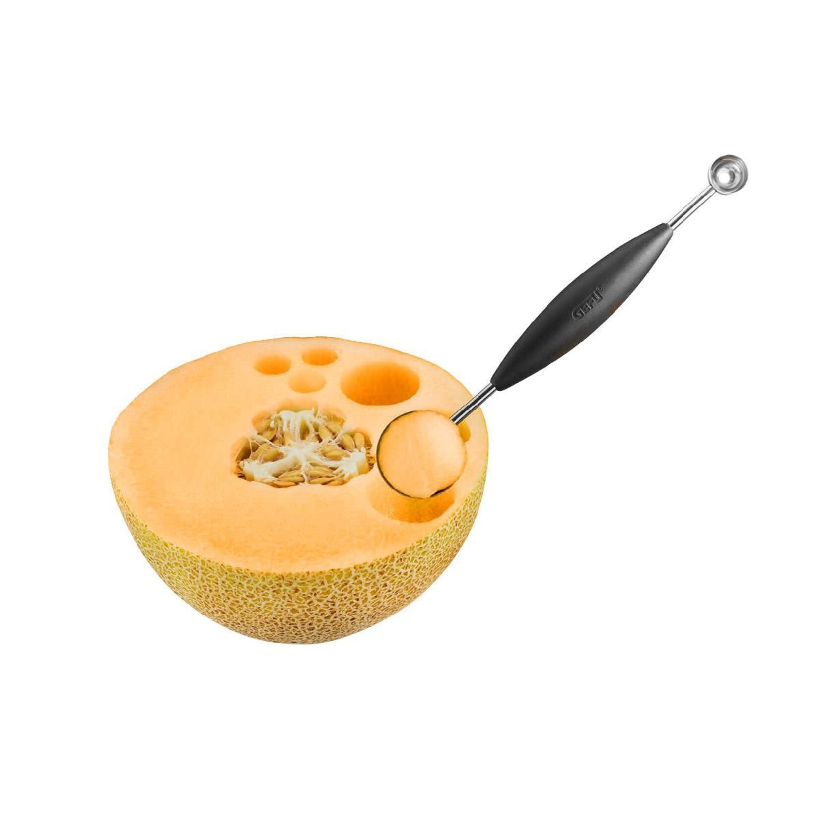 Gefu 15 en 30 mm dubbele Meloenboor Gefu pomme  parisienne boor dubbel 15 en 30 mm Gefu 13721