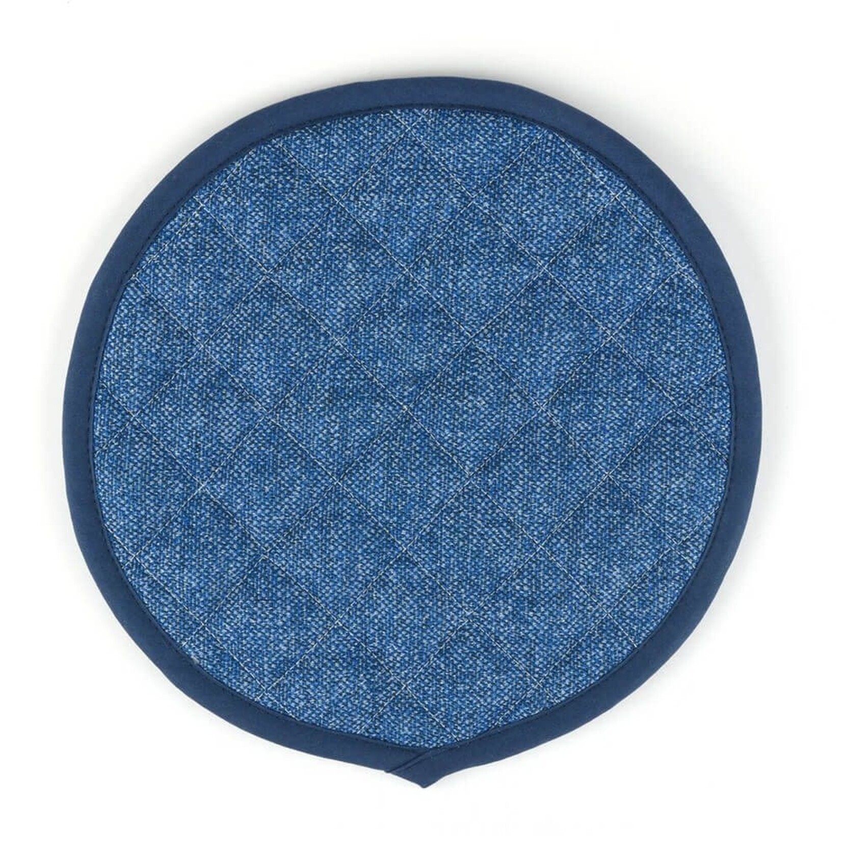 Bunzlau Castle Trivet onderzetter pannenlap rond Bunzlau Castle dark blue Bunzlau Castle 3938