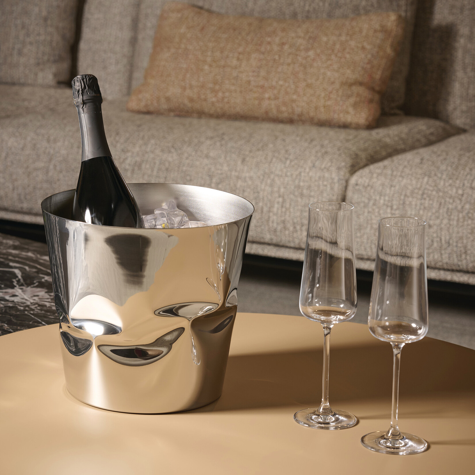 Alessi Compressioni Champagne koeler Alessi Campagne koeler Compressioni Design Paolo Ulian Alessi ITM27