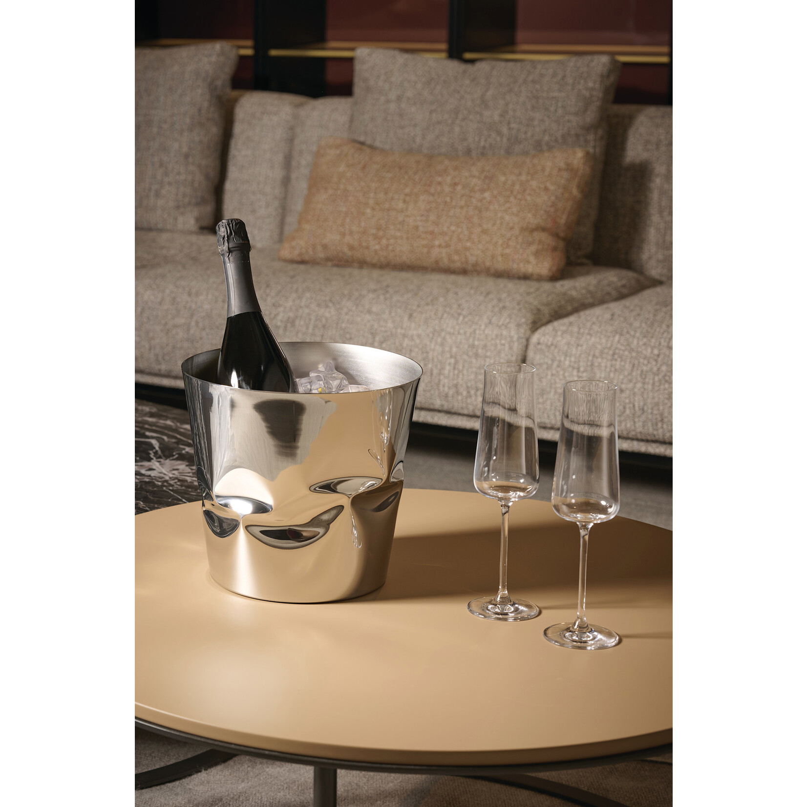 Alessi Compressioni Champagne koeler Alessi Campagne koeler Compressioni Design Paolo Ulian Alessi ITM27