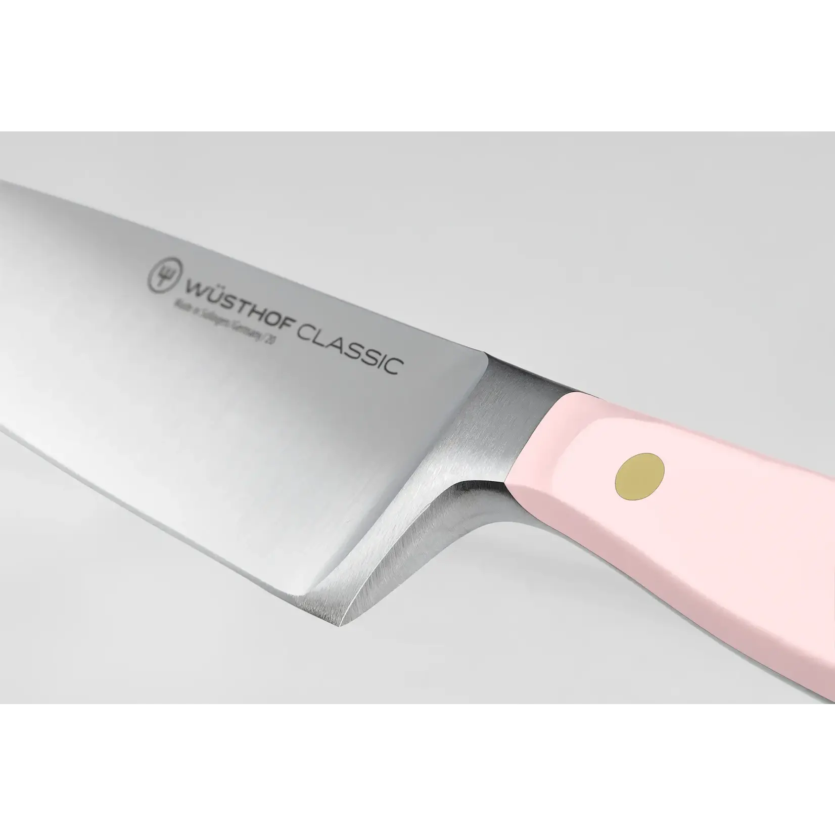 Wüsthof, messen uit Solingen gemaakt onder leiding van de 5e generatie familie Wusthof 16 cm koks mes Wusthof Classic koksmes 16 cm Classic Pink Himalayan Salt Wusthof 1061700416