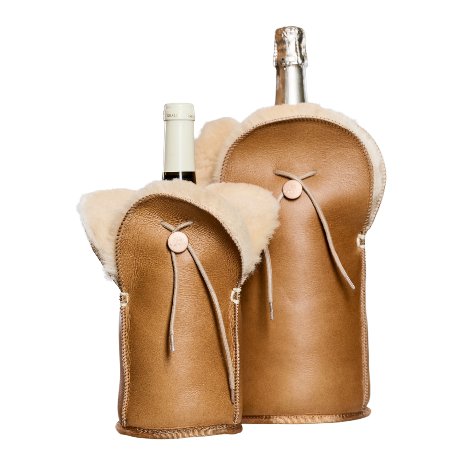 Kywie, keep it cool with wool Champagne koeler Kywie keep it cool with wool  Champagne Camel Napa Kywie C01NA