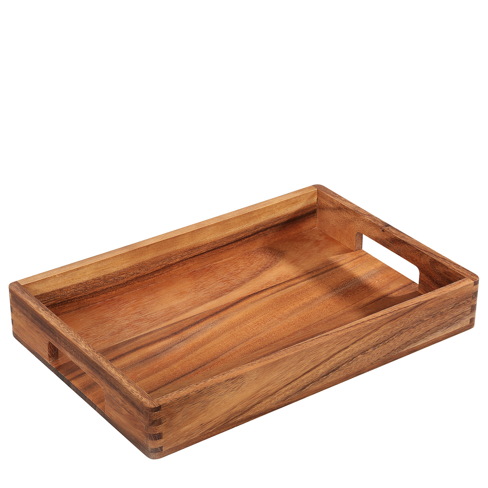 Zassenhaus 42 x 28 x 6 cm acacia dienblad serveerblad afgeronde hoeken Zassenhaus 059250