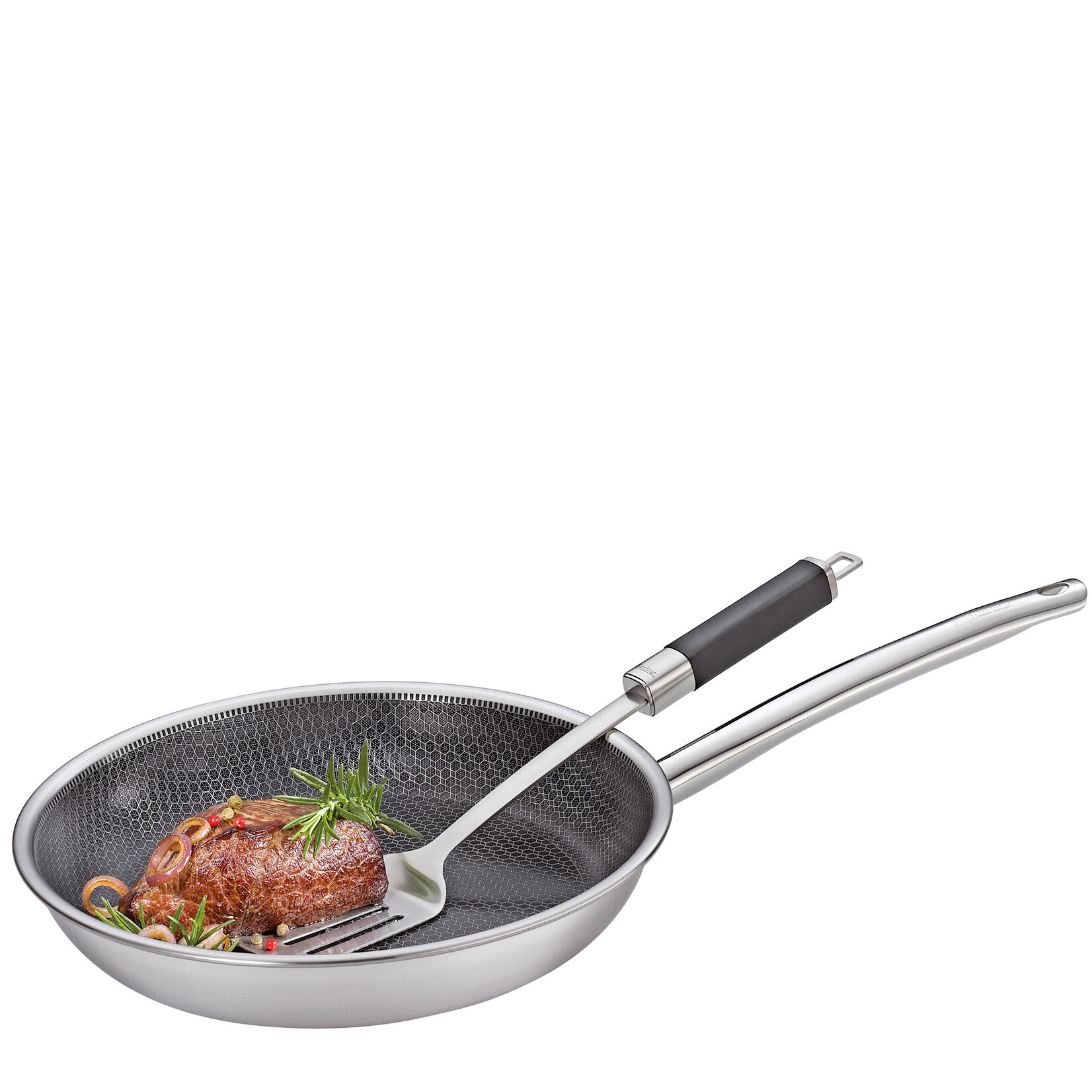 Spring 32 cm  koekenpan Spring Vulcano cut resist pure 100 % Pfas-vrije koekenpan 32 cm Spring 1481946032